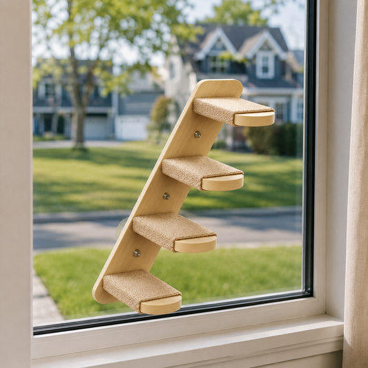 4-Step Suction Wall Ladder