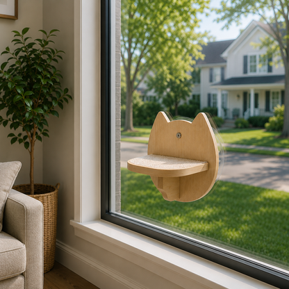 Cat Face Suction Shelf