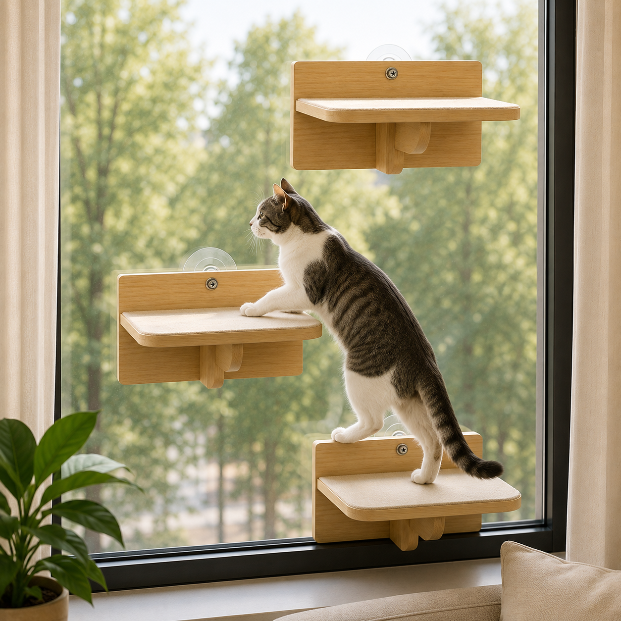 Small Suction Window Shelf